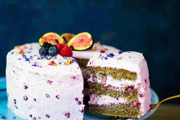 Buckwheat Cake with Cranberries (Lingonberries)