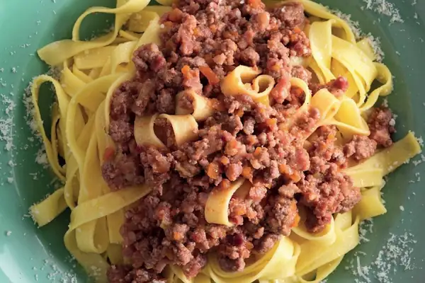 Fresh Egg Tagliatelle with Ragù