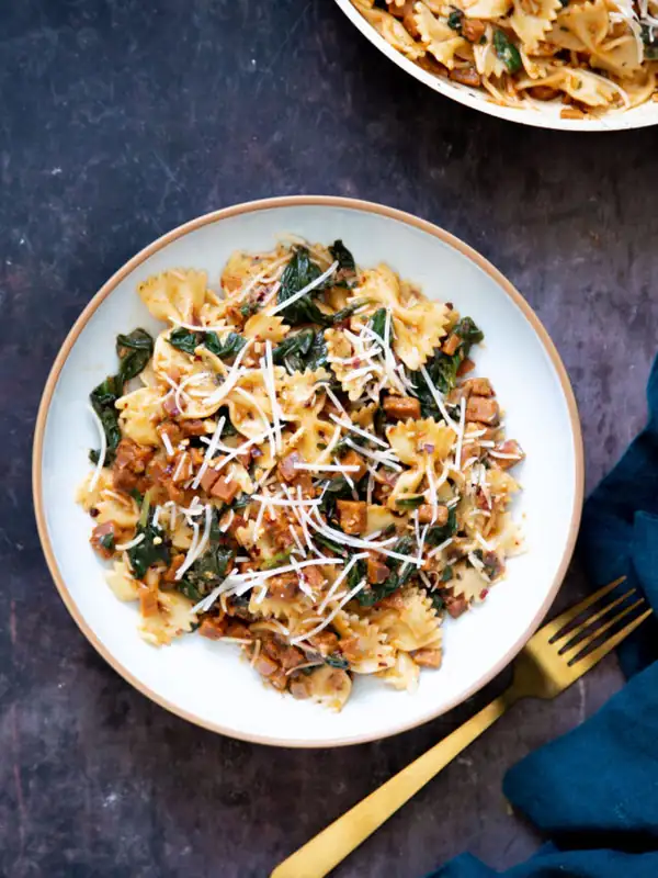 Vegan Pepperoni Pasta