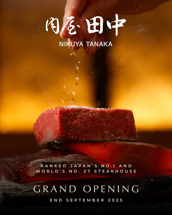 Japan's No.1 Wagyu Steakhouse Nikuya Tanaka Will Open In The CBD By End-Sep
