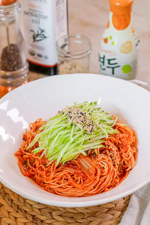 Vegan Kimchi Bibim Guksu