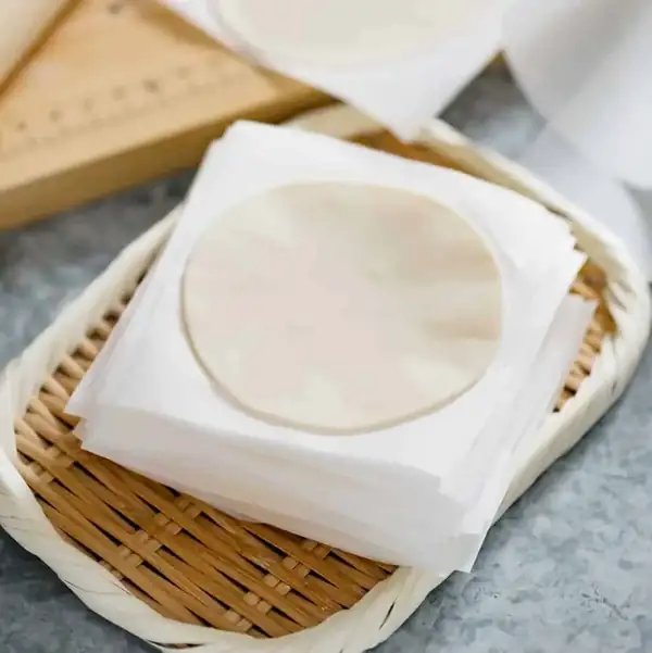 Homemade Japanese gyoza wrappers