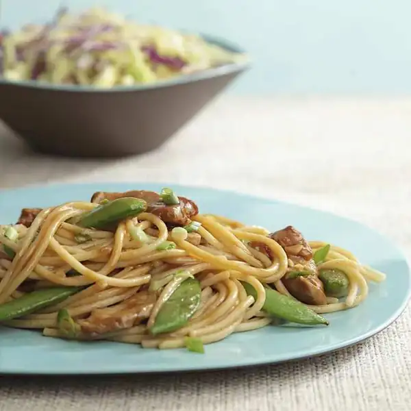 How to make Pork & Snap Pea Lo Mein Recipe