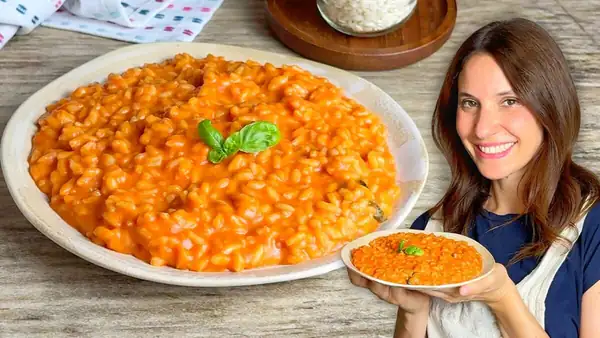 Creamy pizzaiola risotto