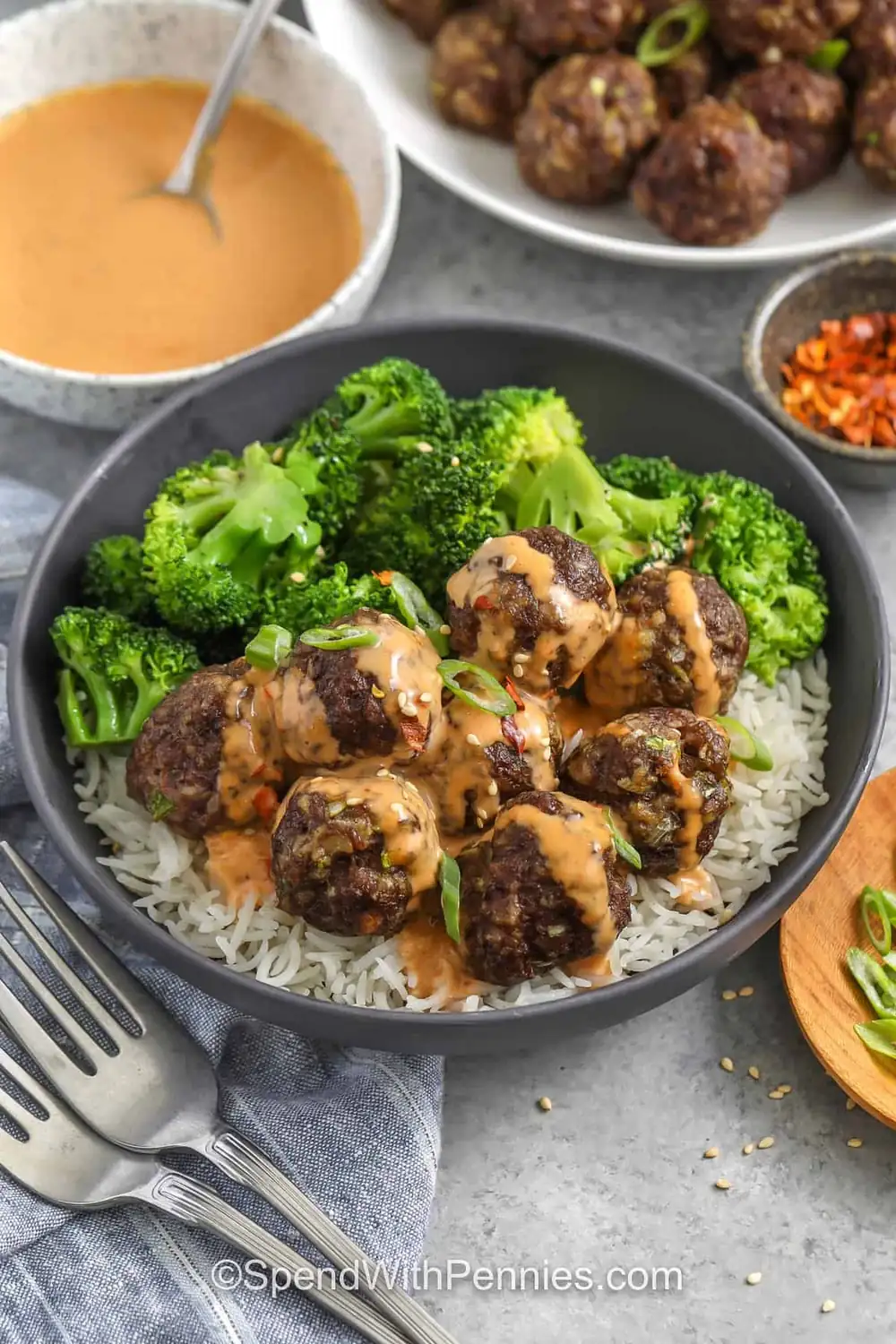 Easy Weeknight Meatballs With a Spicy-Sweet Kick