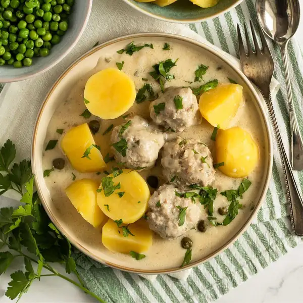 Königsberger Klopse (German Meatballs in Caper Sauce)