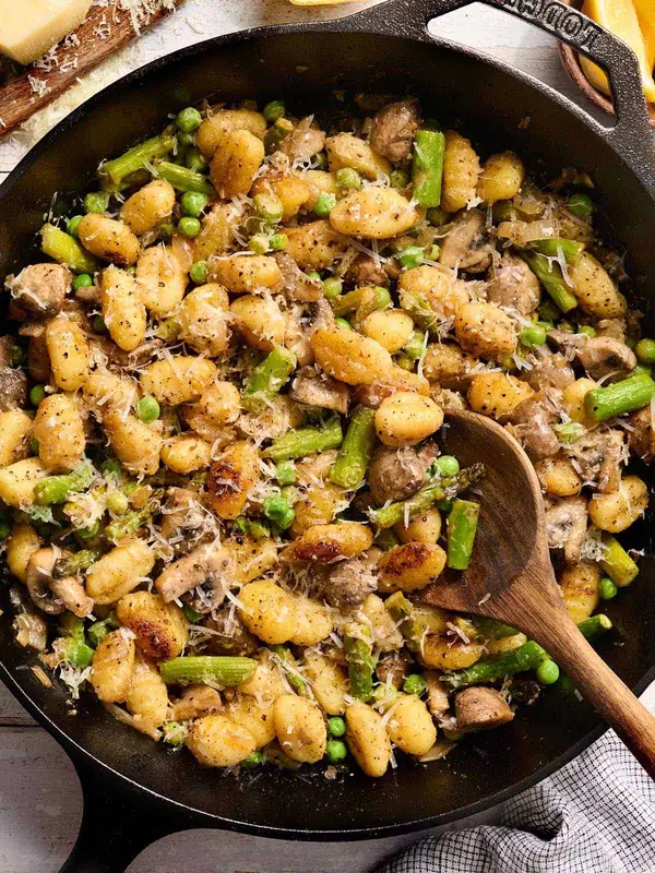 Gnocchi with Spring Vegetables