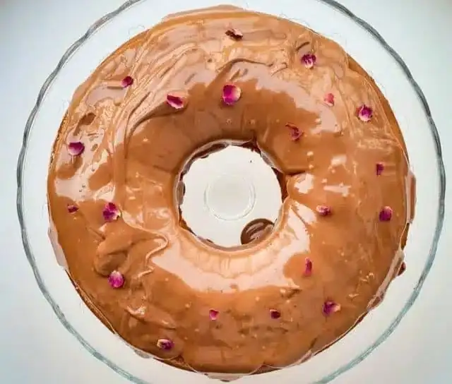 Glazed Peanut Butter Cake