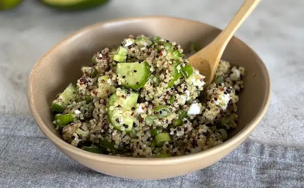 Vegan Quinoa And Feta Salad