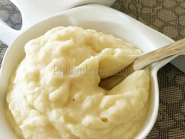 Celeriac purée with nutmeg
