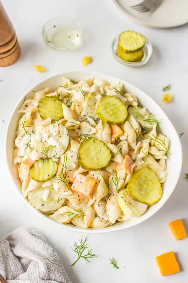 If You Love Pickles, You NEED This Pasta Salad Recipe!