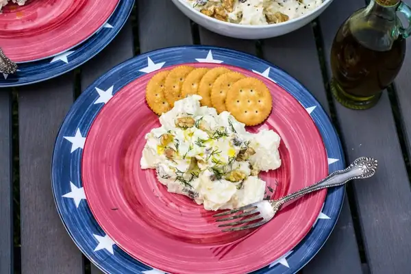Brazilian Potato Salad (with Apples, Raisins and Walnuts)