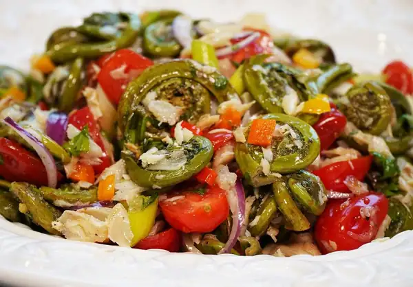 Easy Caribbean Fiddlehead Salad Recipe