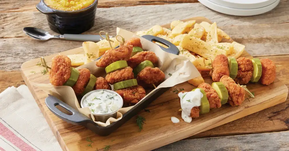 Spicy Chicken ‘n’ Pickle Bites
