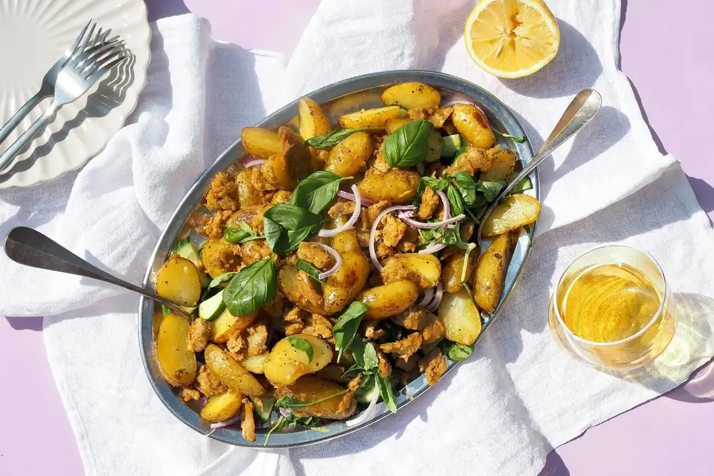 Roasted potato salad