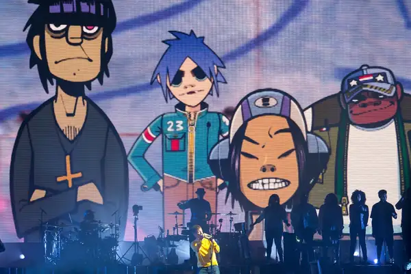 A Gorillaz exhibition has taken over Brooklyn Navy Yard