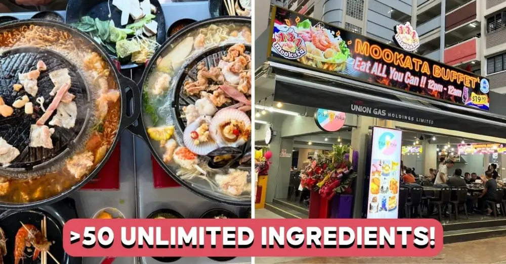 Enjoy $19.90 Mookata Buffet With Free-Flow Seafood Till 12AM In Paya Lebar