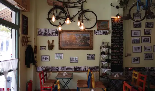 A Funky, Kafeneion-Style Restaurant in Athens