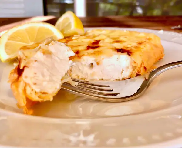 Feta Saganaki (Pan fried Feta cheese)