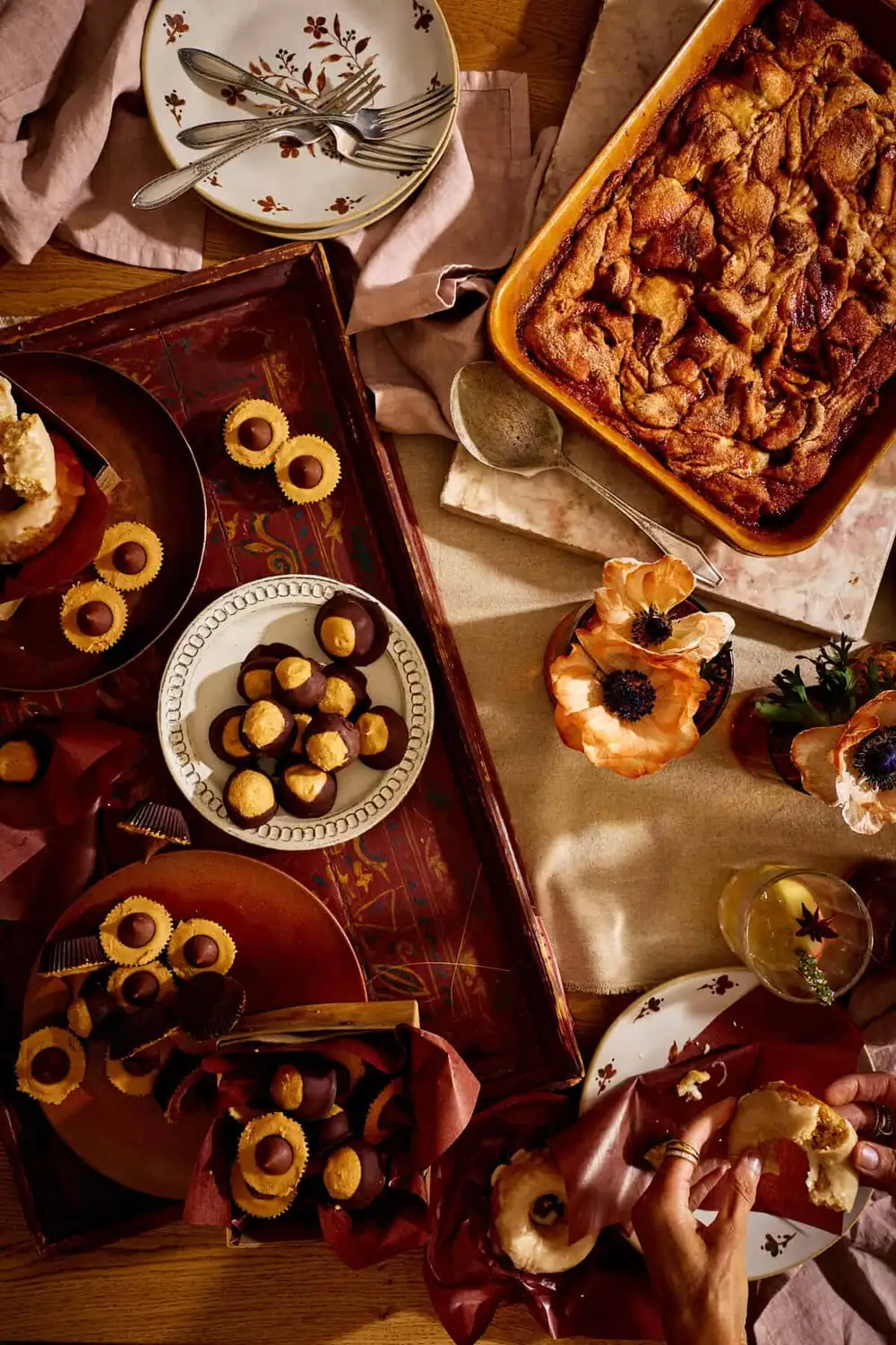 Pastel de manzana con especias y canela