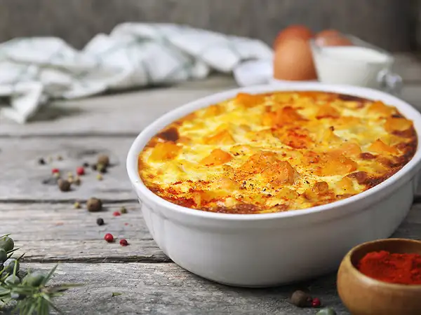 Butternut squash gratin with Comté cheese: a meltingly tender and generous regional recipe