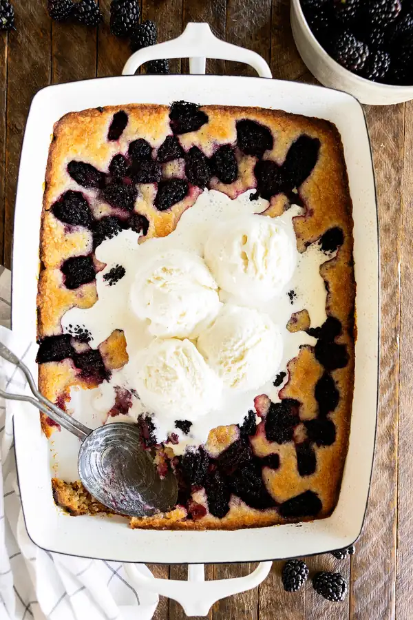 Southern Blackberry Cobbler