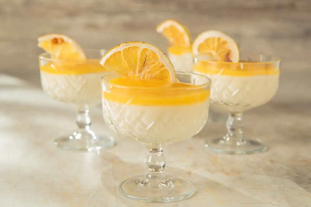 Lemon Sauce Pudding in a Cup