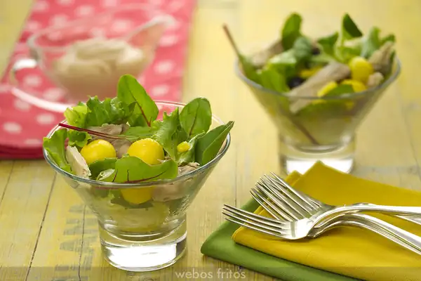 Chicken and mango salad