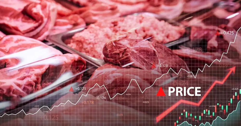 Los consumidores gastan más en carne de res y la consumen menos