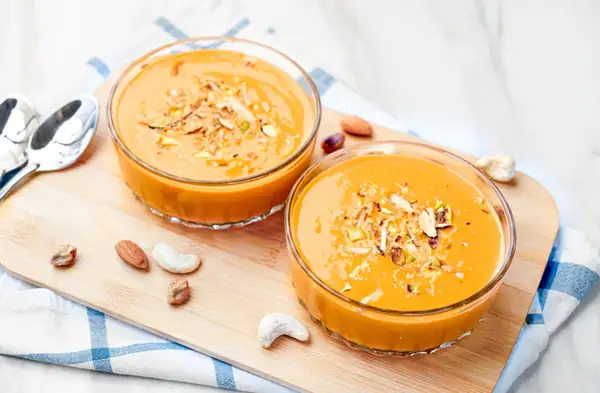 Kheer de zanahoria (Payasam de zanahoria)