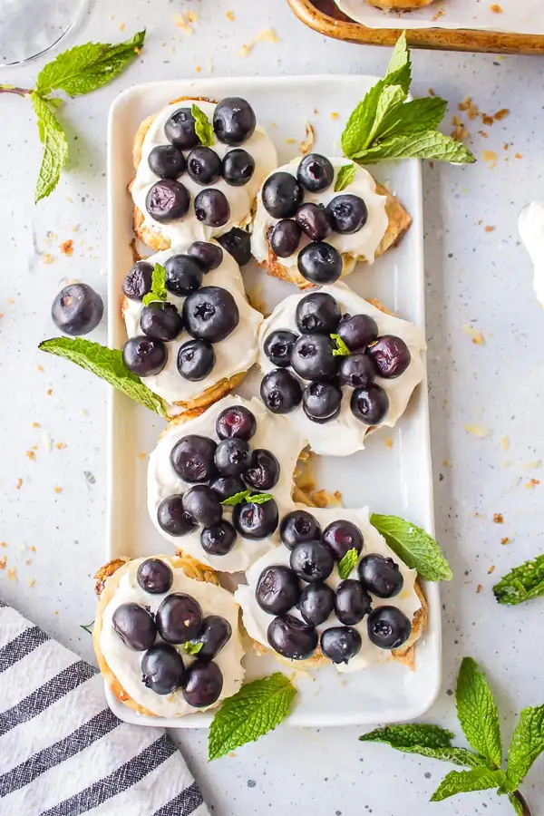 Blueberry Dessert Bruschetta