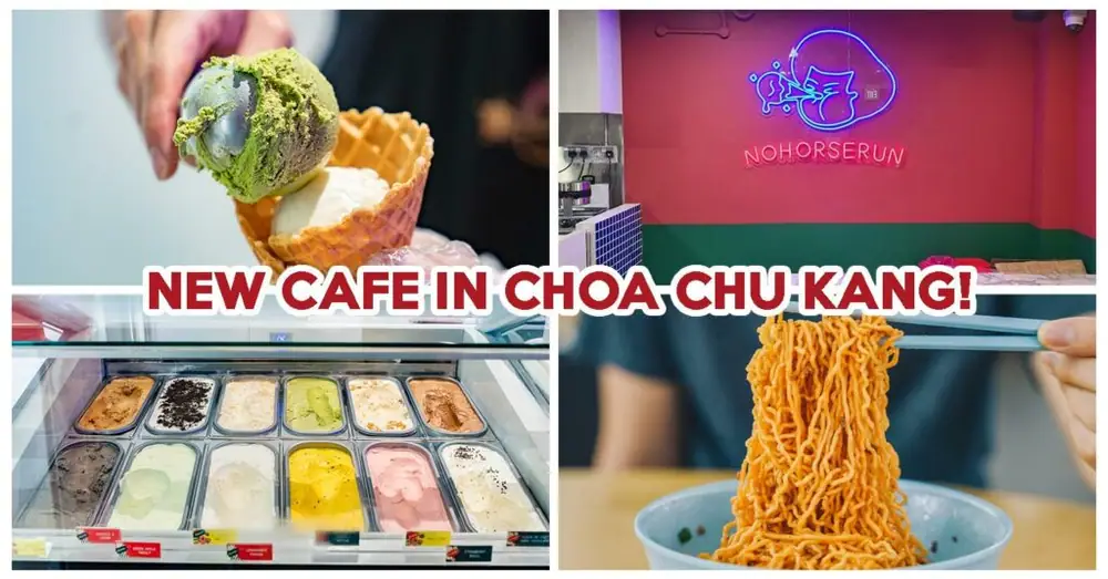 No Horse Run Has Pandan Gula Melaka Waffles And Kolo Mee At Choa Chu Kang MRT