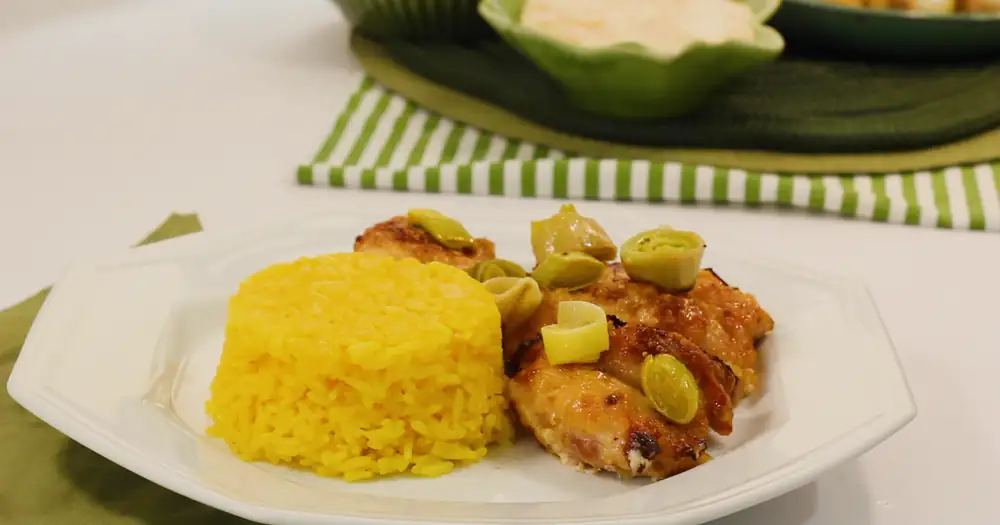 Receta de pollo asado con mayonesa y crema de cebolla, enviada por tudogostoso