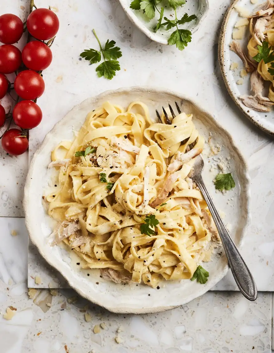 Broilerifettuccine