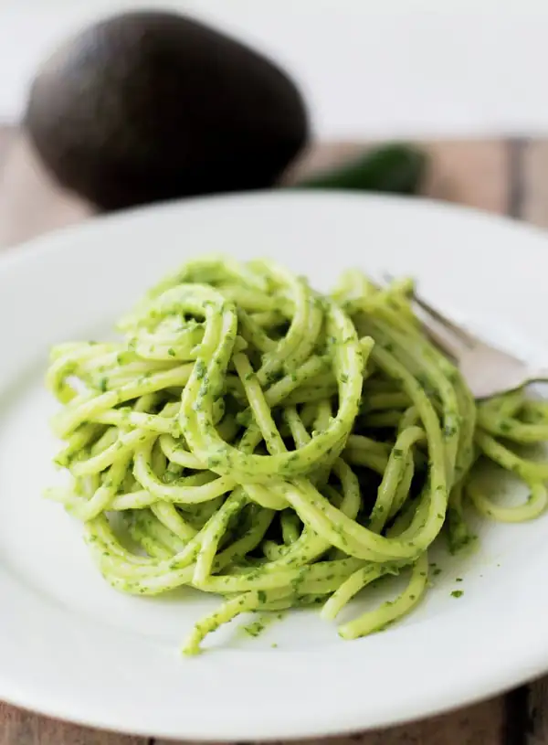 Noodles with avocado - Pilar Hernández's Chilean Kitchen