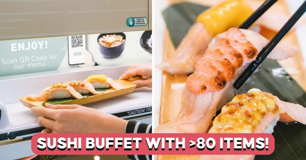 Sushi Plus ofrece un bufé por $26.80++ los jueves en Tampines 1