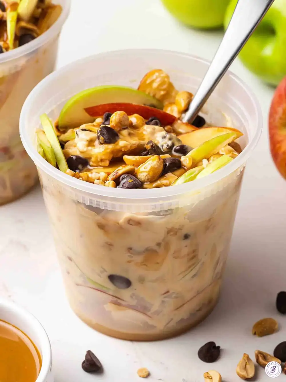 🍎 ¡Ensalada de manzana caramelizada sin palito!