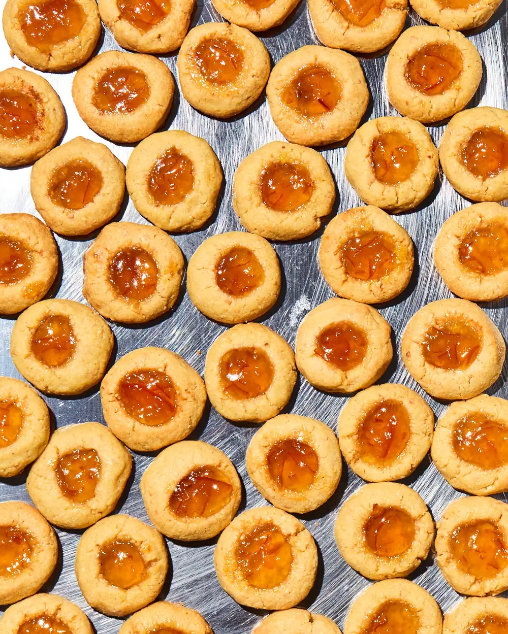 Almond Marmalade Thumbprint Cookies Recipe