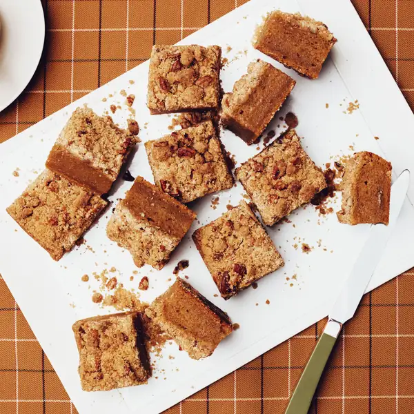 Pumpkin Mochi Crumb Cake