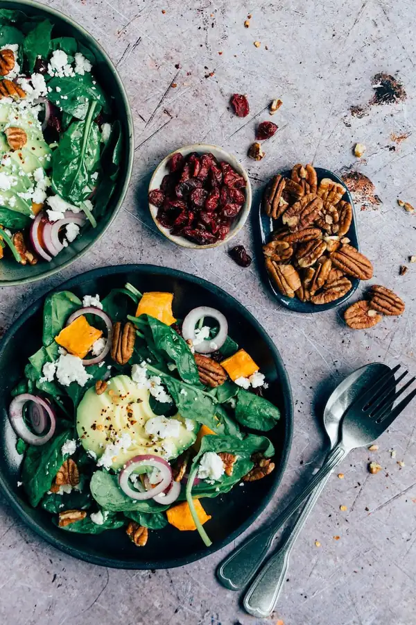 Sweet potato salad with feta