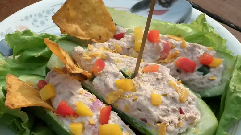 Cucumber Boats Are A Deliciously Creative Way To Sail Into Salad Season
