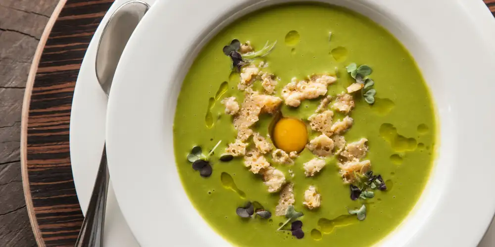Creamy Vellutata Soup With Egg Yolk