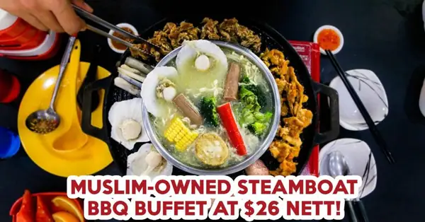 Makan-Makan Review: Muslim-Owned Steamboat BBQ Buffet At $26 Nett At Punggol