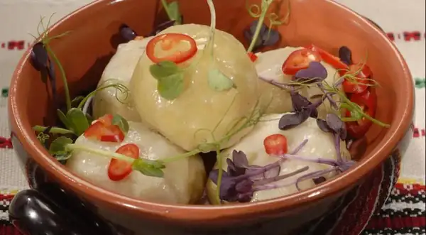 Potato dumplings with meat