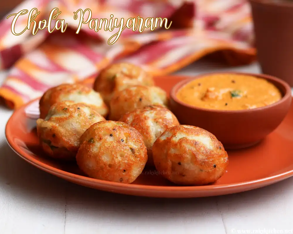 Receta de Chola paniyaram