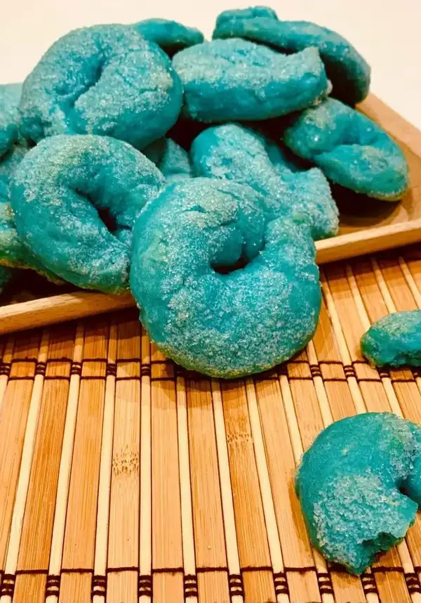 Smurf Blue Wine Donuts