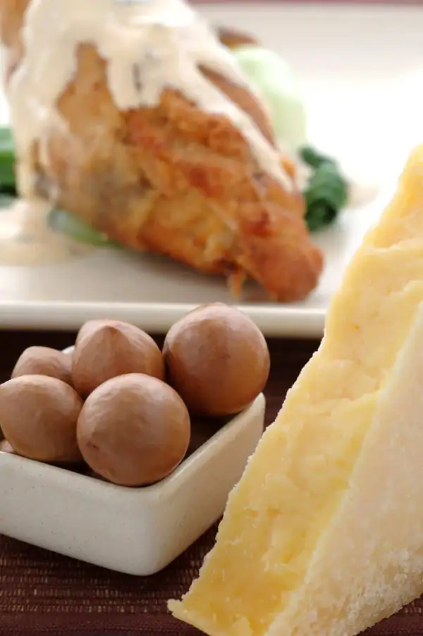 Macadamia-Crusted Chicken Breast w/ Port Cream Sauce