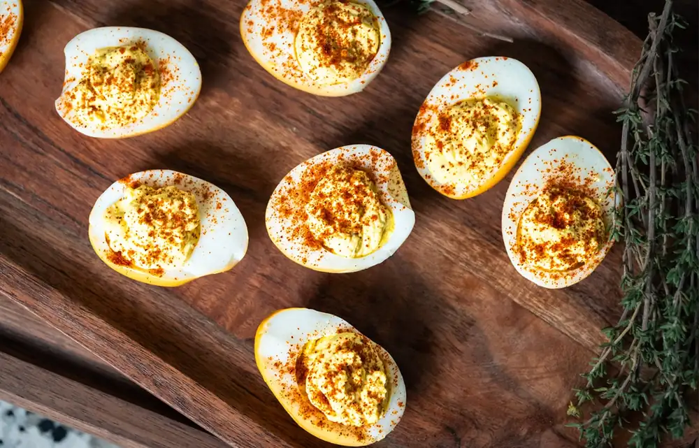 Smoked Deviled Eggs