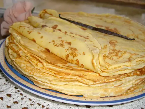 Vanilla crepes
