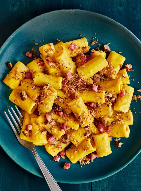 Creamy pumpkin pasta